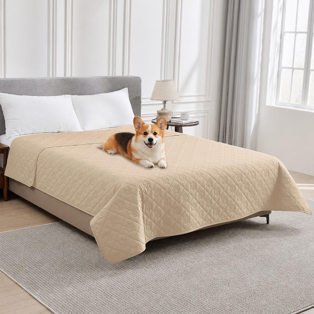 PAWFINITY Waterproof Dog Blanket for Couch, Sofa & Bed, Washable Pet Furniture Cover Covers for Pets