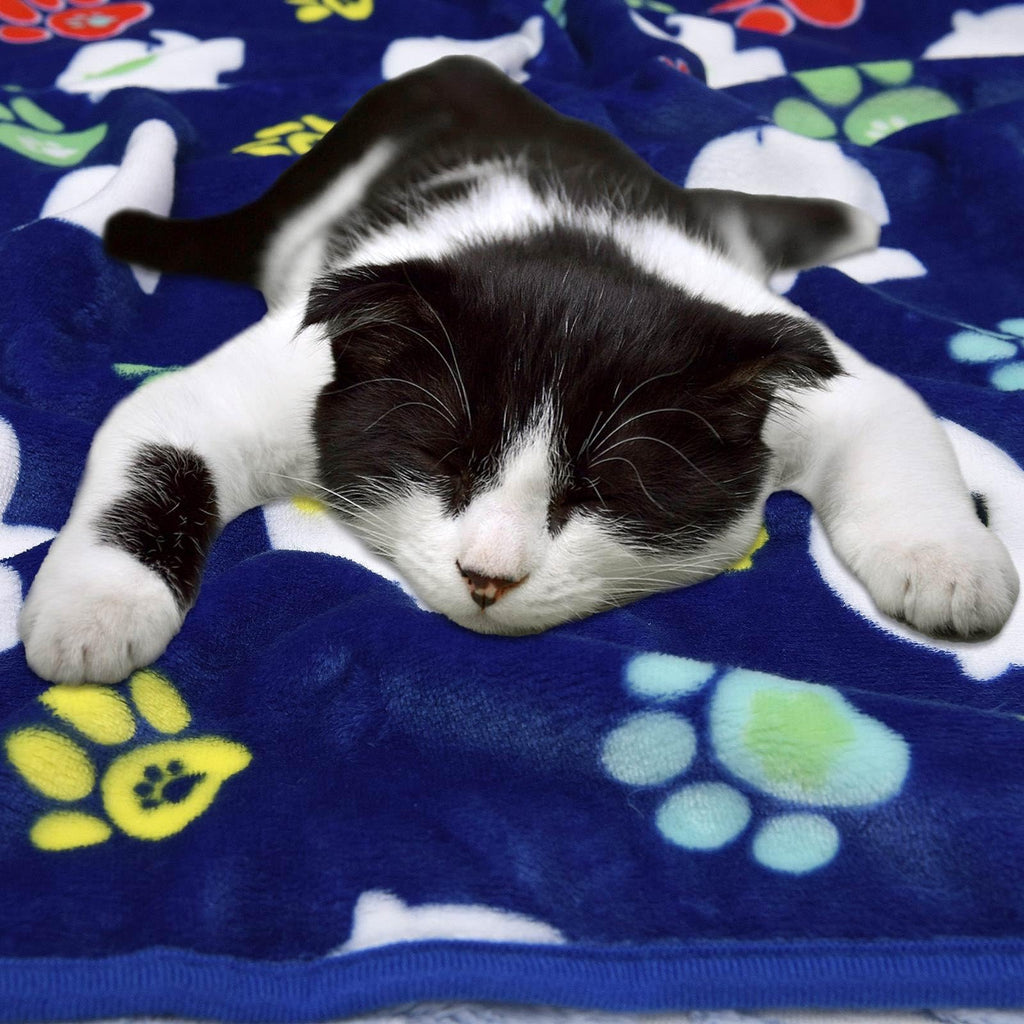 Rezutan Dog Blankets for Large Dogs, Dog Cat Flannel Blankets Washable