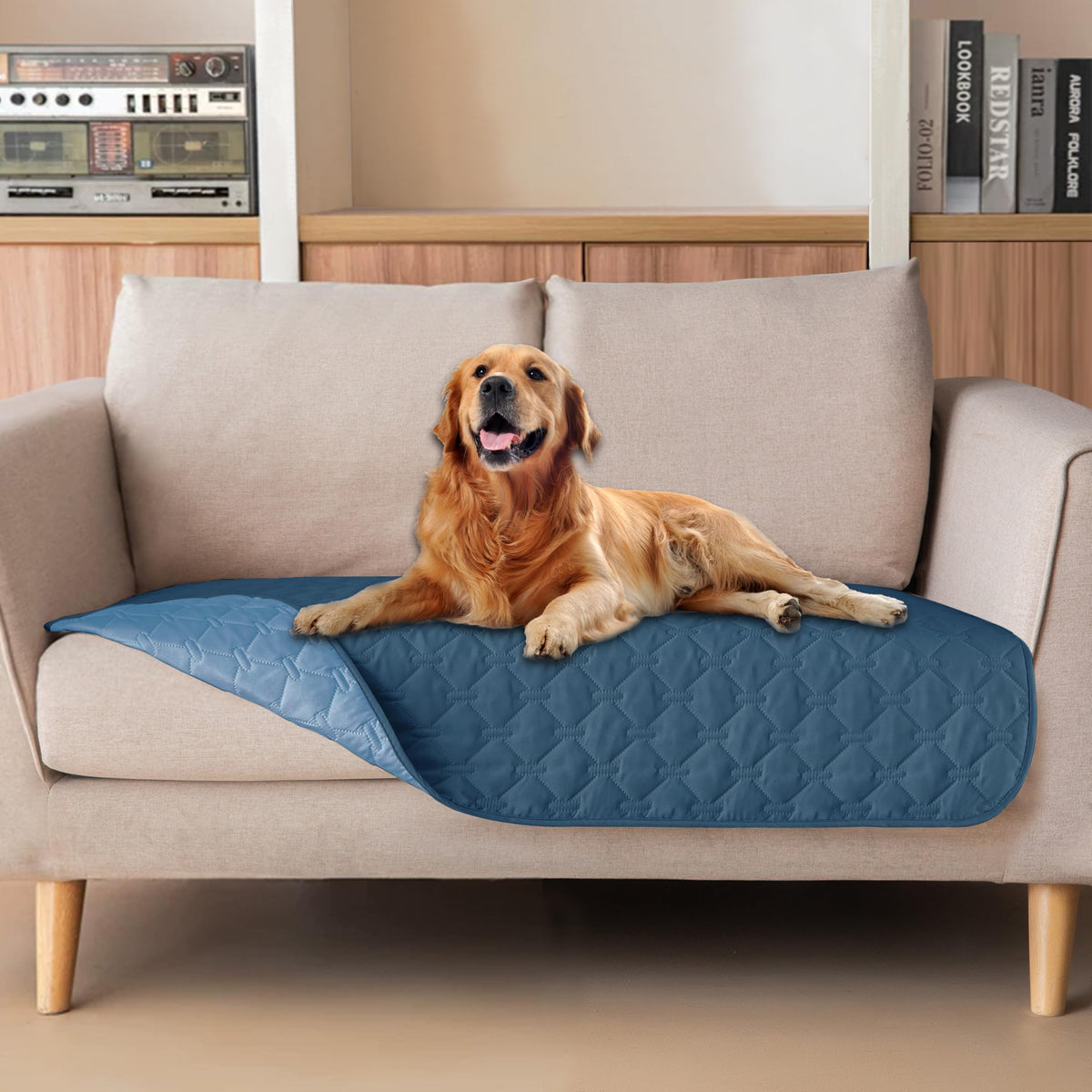 gogobunny Reversible Waterproof Pet Blanket & Furniture Cover
