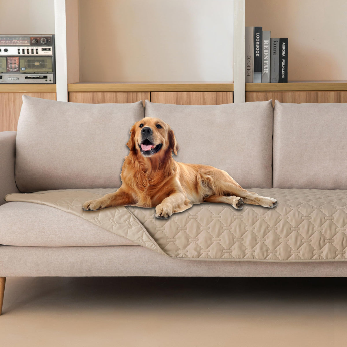 gogobunny Reversible Waterproof Pet Blanket & Furniture Cover