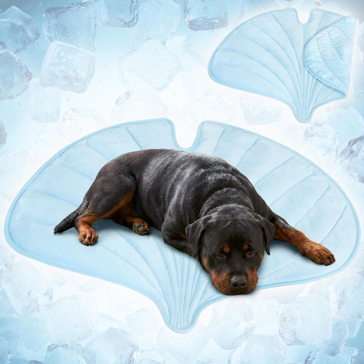 PetAmi Dog Cooling Mat Reversible Fleece All Season Blanket for Pet Cat