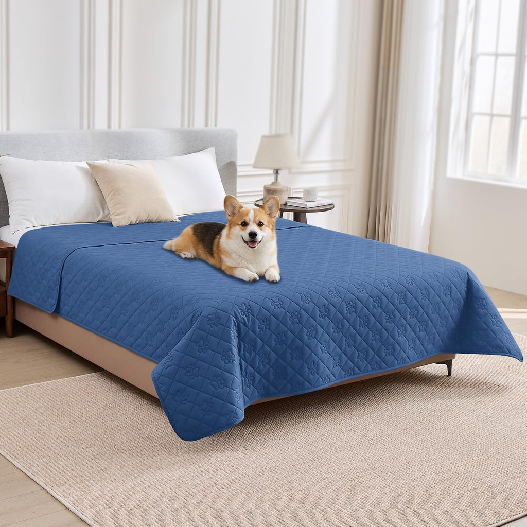 PAWFINITY Waterproof Dog Blanket for Couch, Sofa & Bed, Washable Pet Furniture Cover Covers for Pets