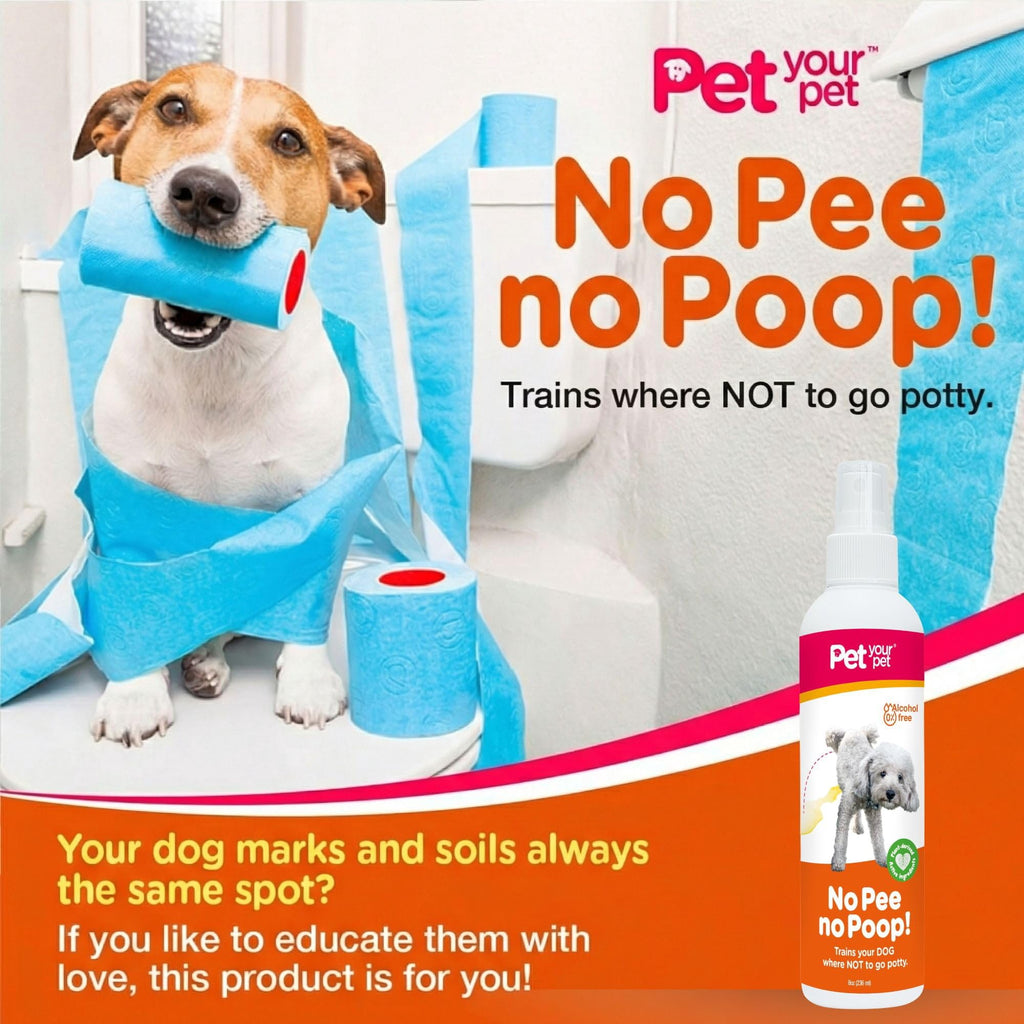 PET YOUR PET Dog Potty Training Spray for Indoor & Outdoor Use