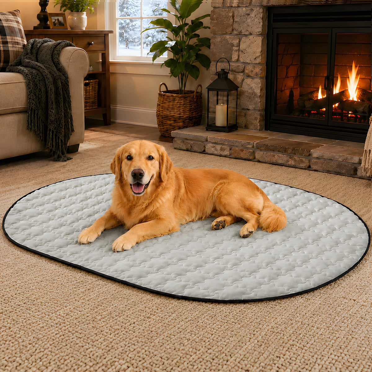 PAWVILION Large Warming Dog Mat