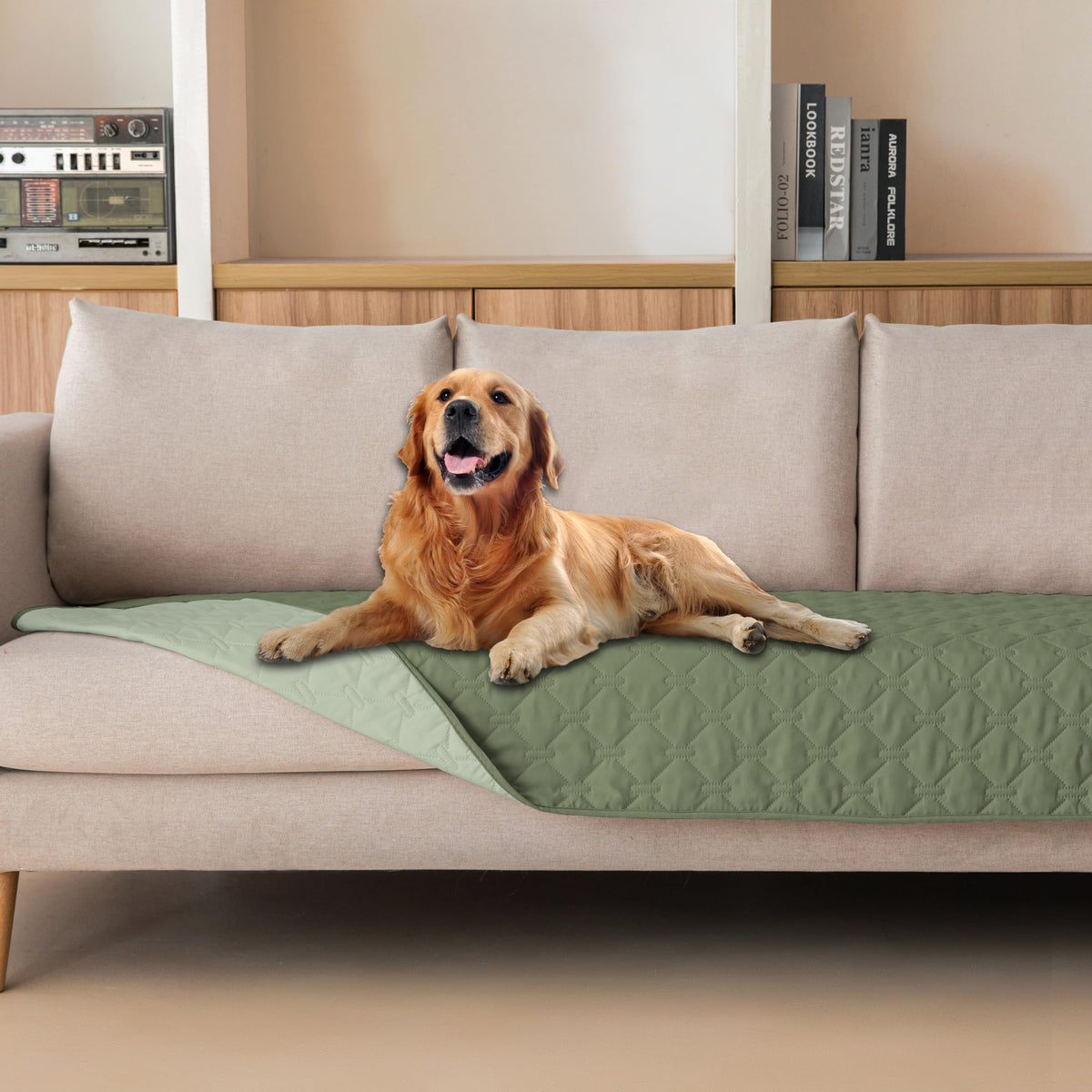 gogobunny Reversible Waterproof Pet Blanket & Furniture Cover