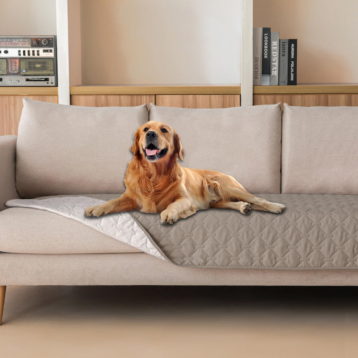gogobunny Reversible Waterproof Pet Blanket & Furniture Cover