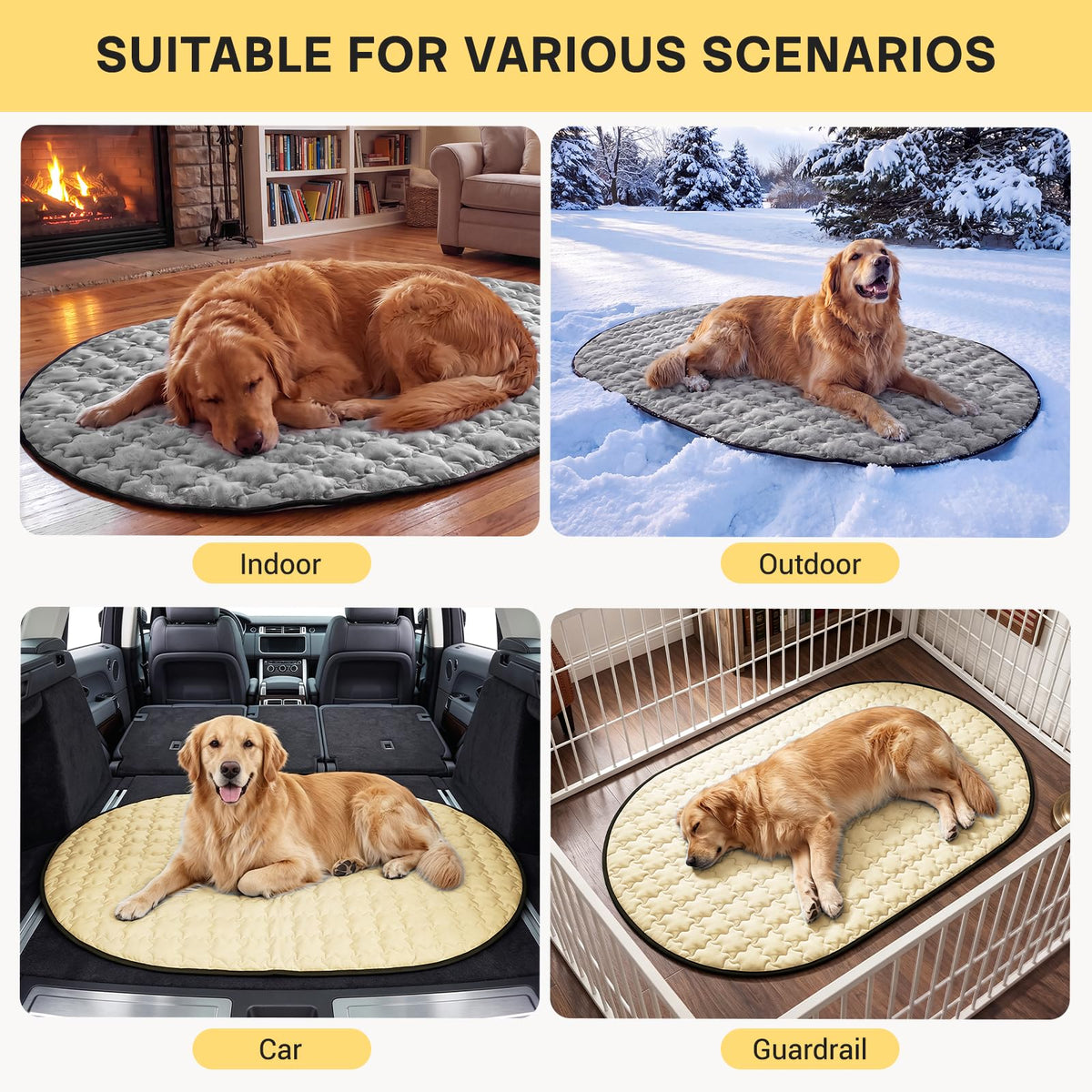 PAWVILION Large Warming Dog Mat