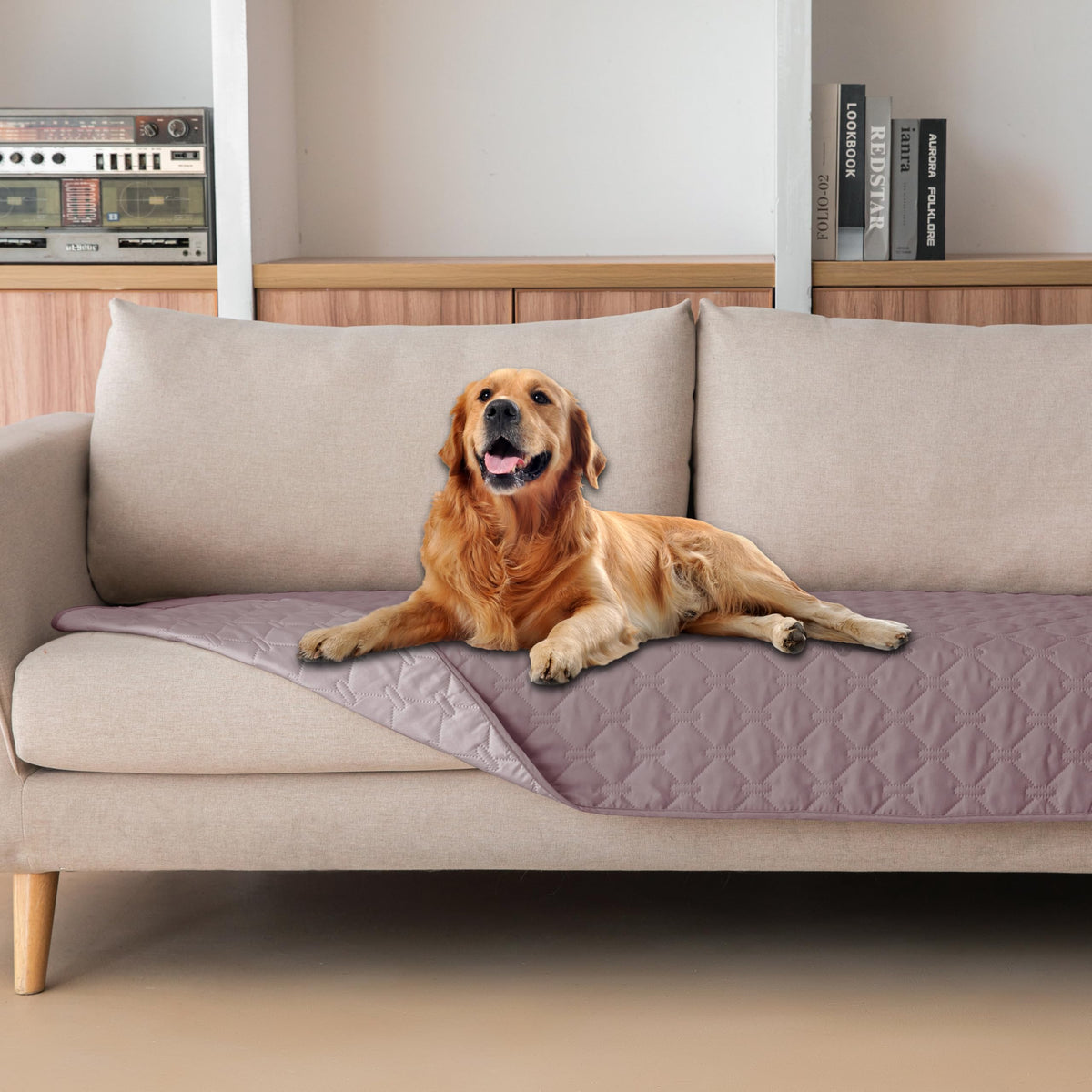 gogobunny Reversible Waterproof Pet Blanket & Furniture Cover