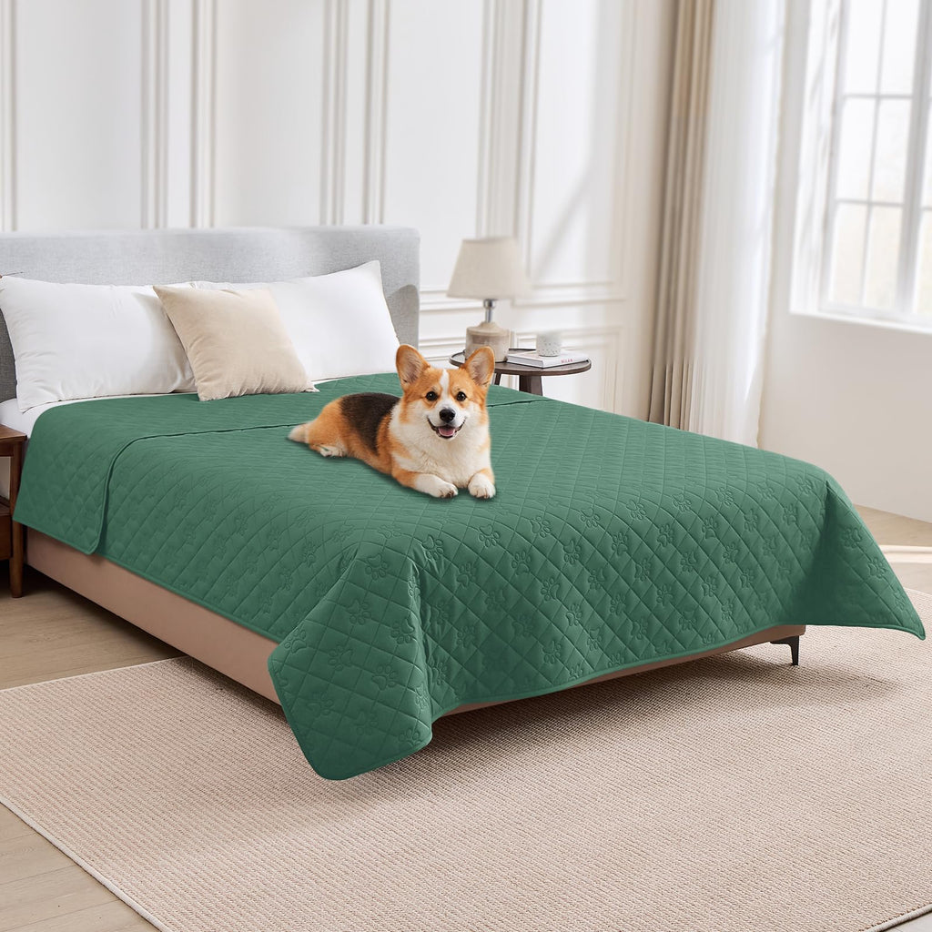 PAWFINITY Waterproof Dog Blanket for Couch, Sofa & Bed, Washable Pet Furniture Cover Covers for Pets