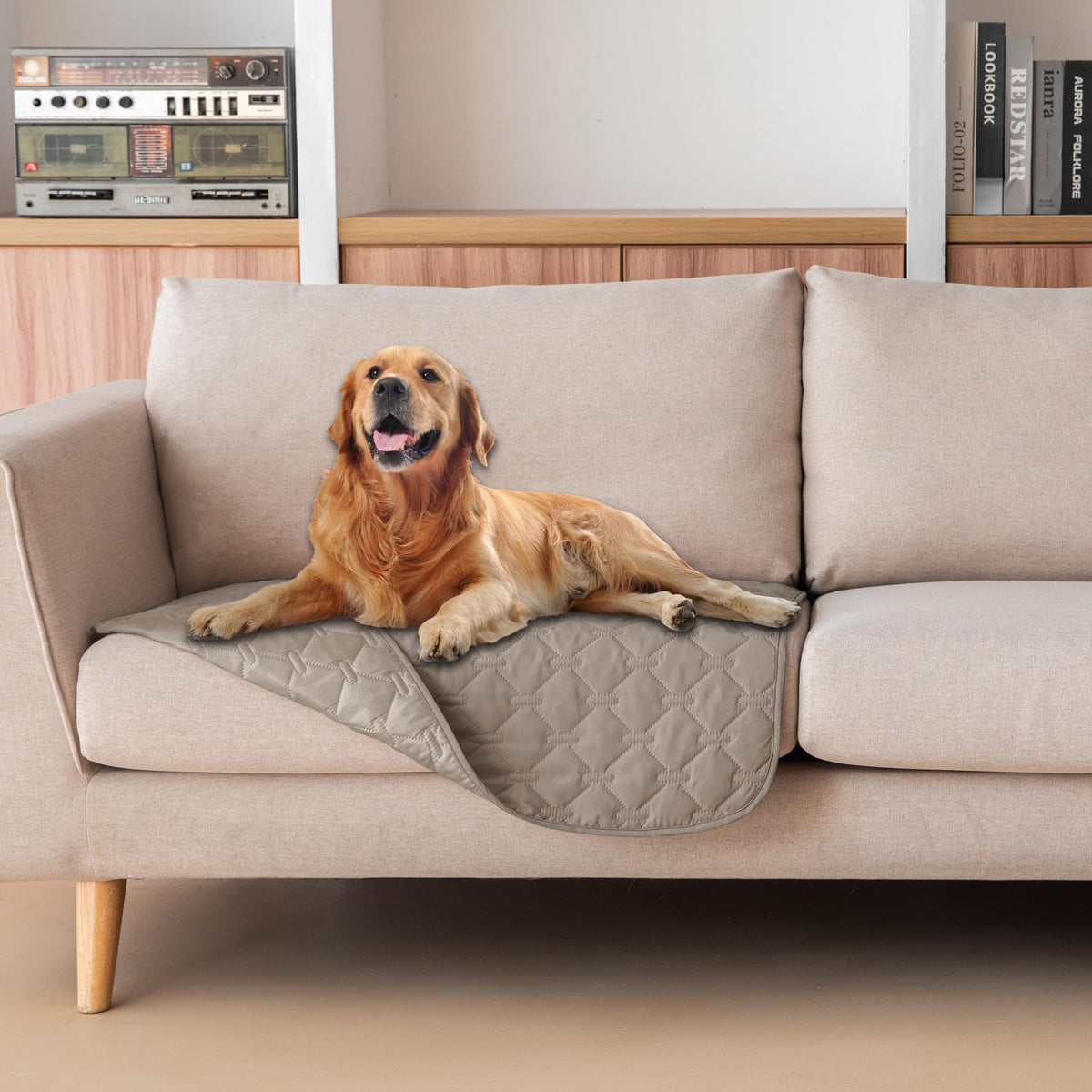 gogobunny Reversible Waterproof Pet Blanket & Furniture Cover