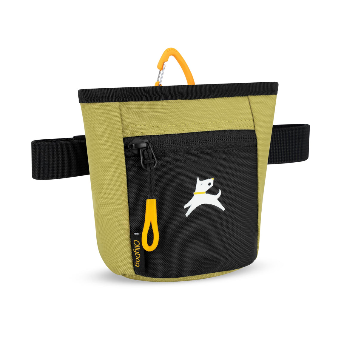 OllyDog Goodie Treat Bag, Dog Treat Pouch, Waist Belt Clip for Hands-Free Training, Magnetic Closure, Dog Training and Behavior Aids, Three Ways to Wear