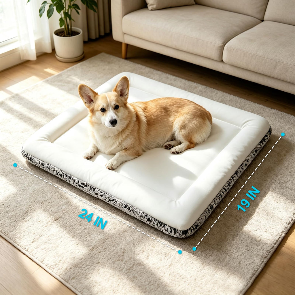 Self-Warming Cat Bed, Reversible Cooling Mat for Cats & Small Dog, 24"x19"