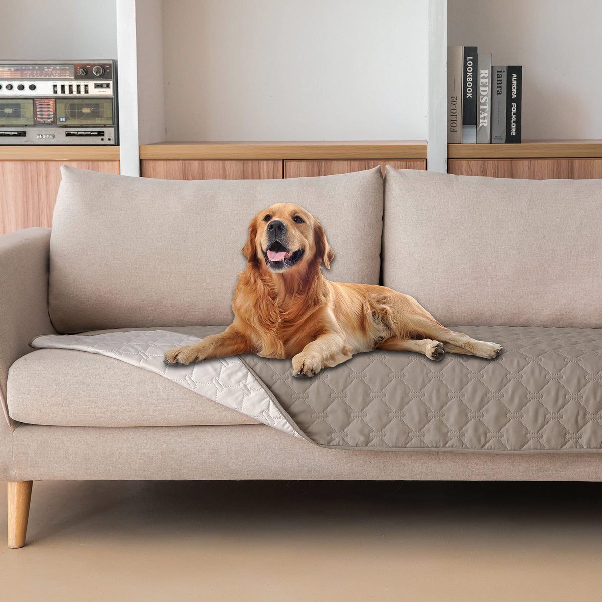 gogobunny Reversible Waterproof Pet Blanket & Furniture Cover
