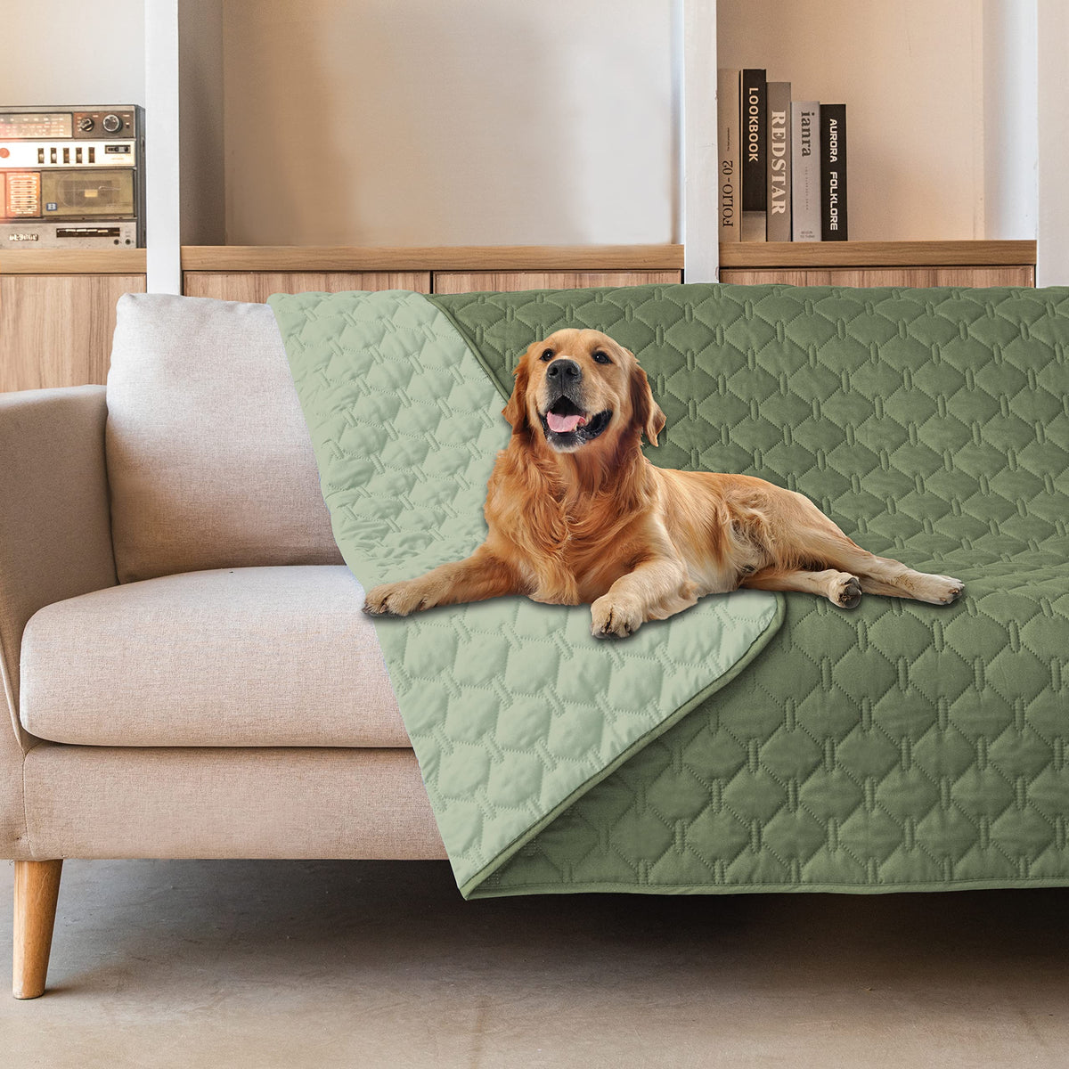 gogobunny Reversible Waterproof Pet Blanket & Furniture Cover