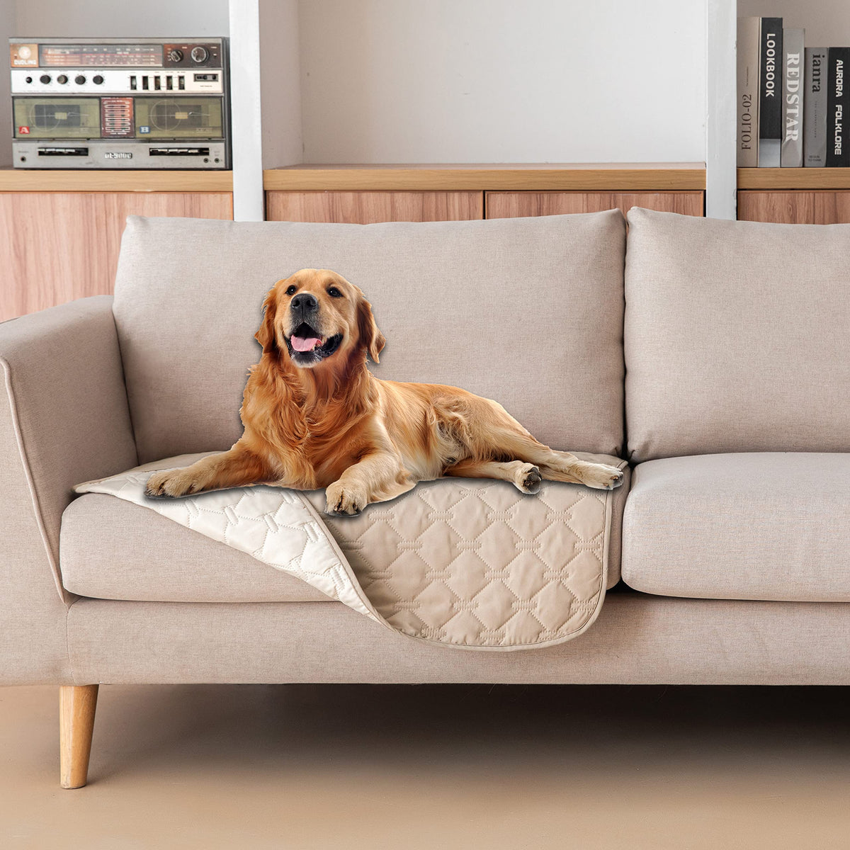 gogobunny Reversible Waterproof Pet Blanket & Furniture Cover