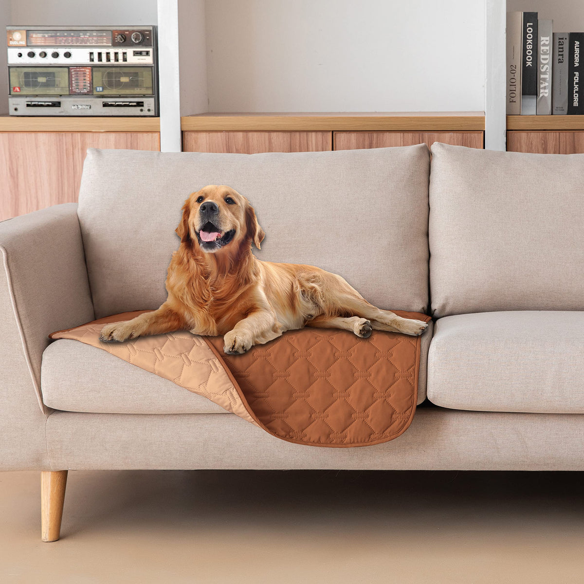 gogobunny Reversible Waterproof Pet Blanket & Furniture Cover