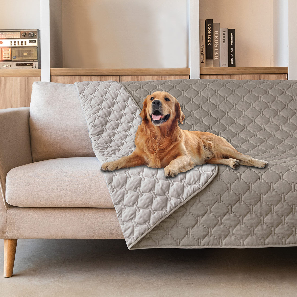gogobunny Reversible Waterproof Pet Blanket & Furniture Cover