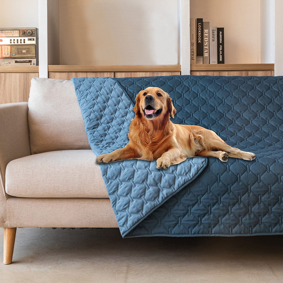 gogobunny Reversible Waterproof Pet Blanket & Furniture Cover