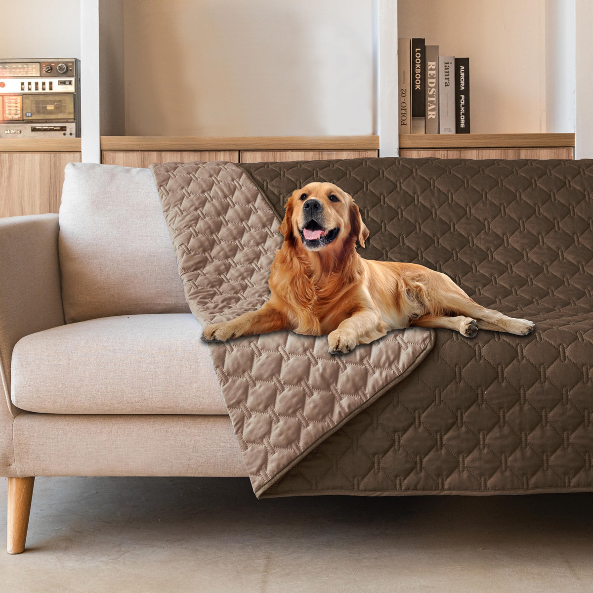 gogobunny Reversible Waterproof Pet Blanket & Furniture Cover