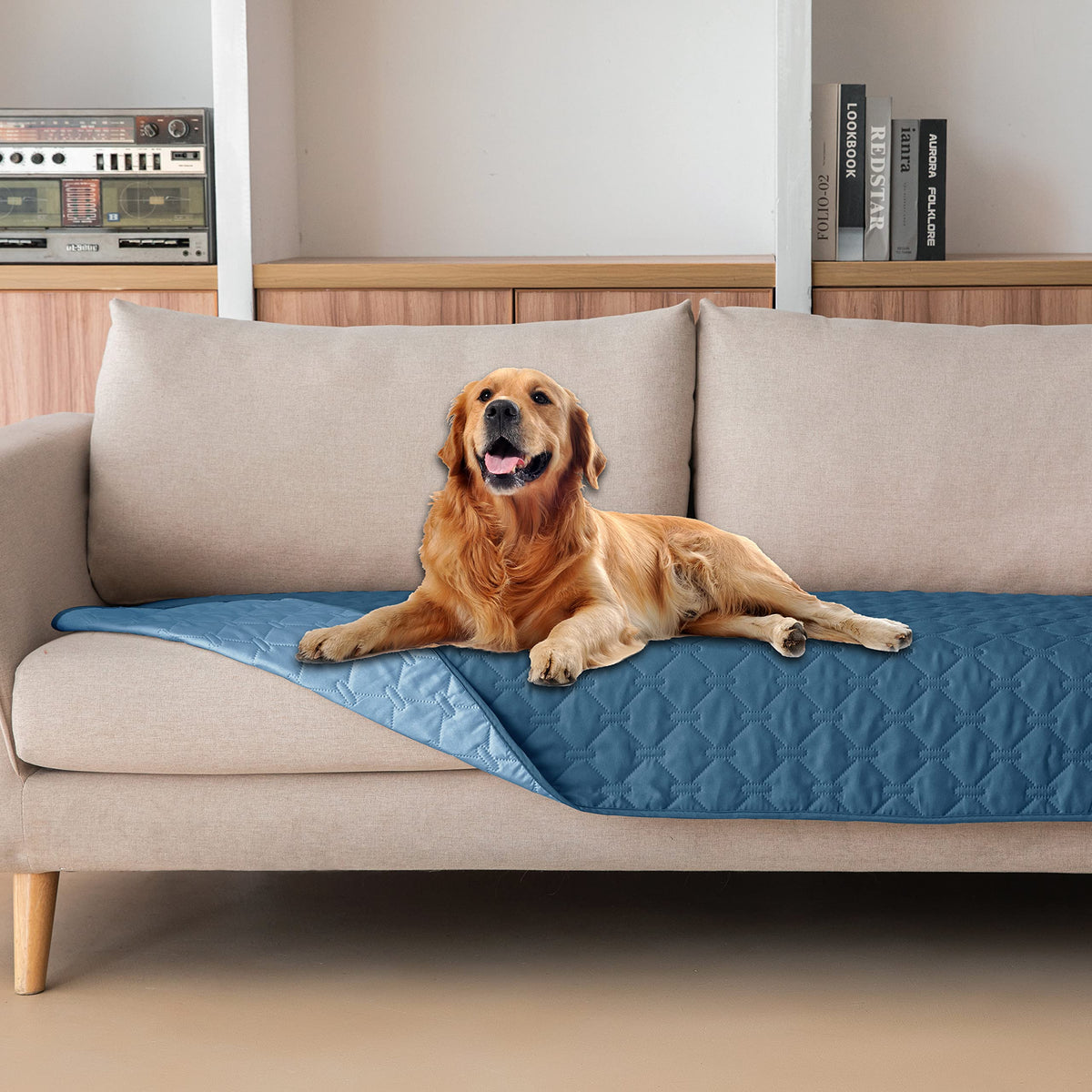 gogobunny Reversible Waterproof Pet Blanket & Furniture Cover
