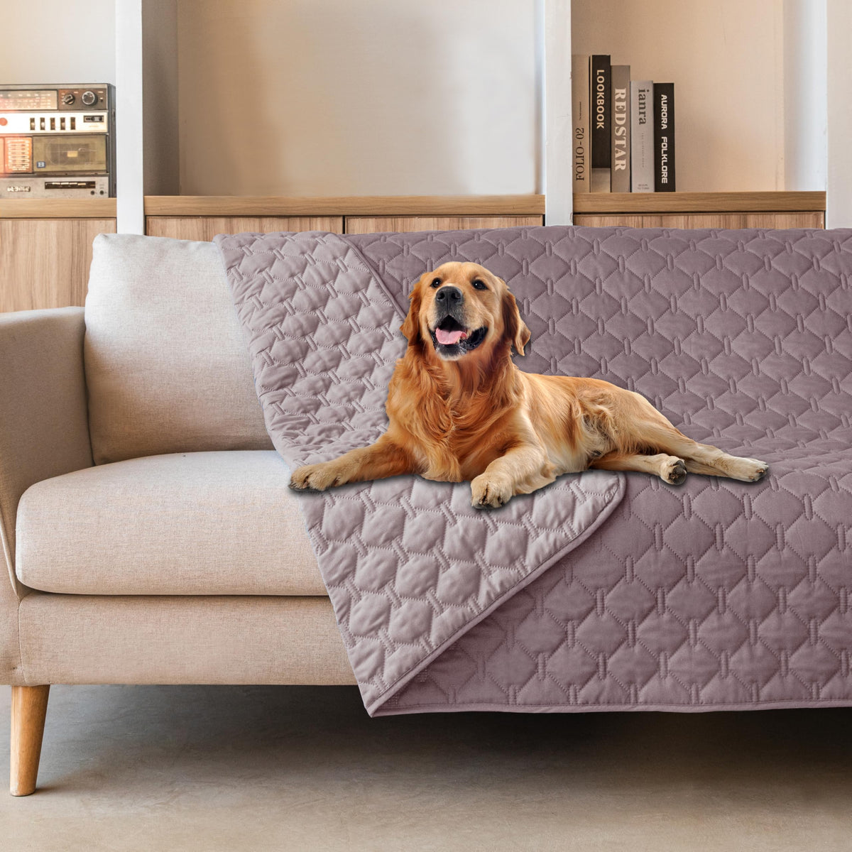 gogobunny Reversible Waterproof Pet Blanket & Furniture Cover