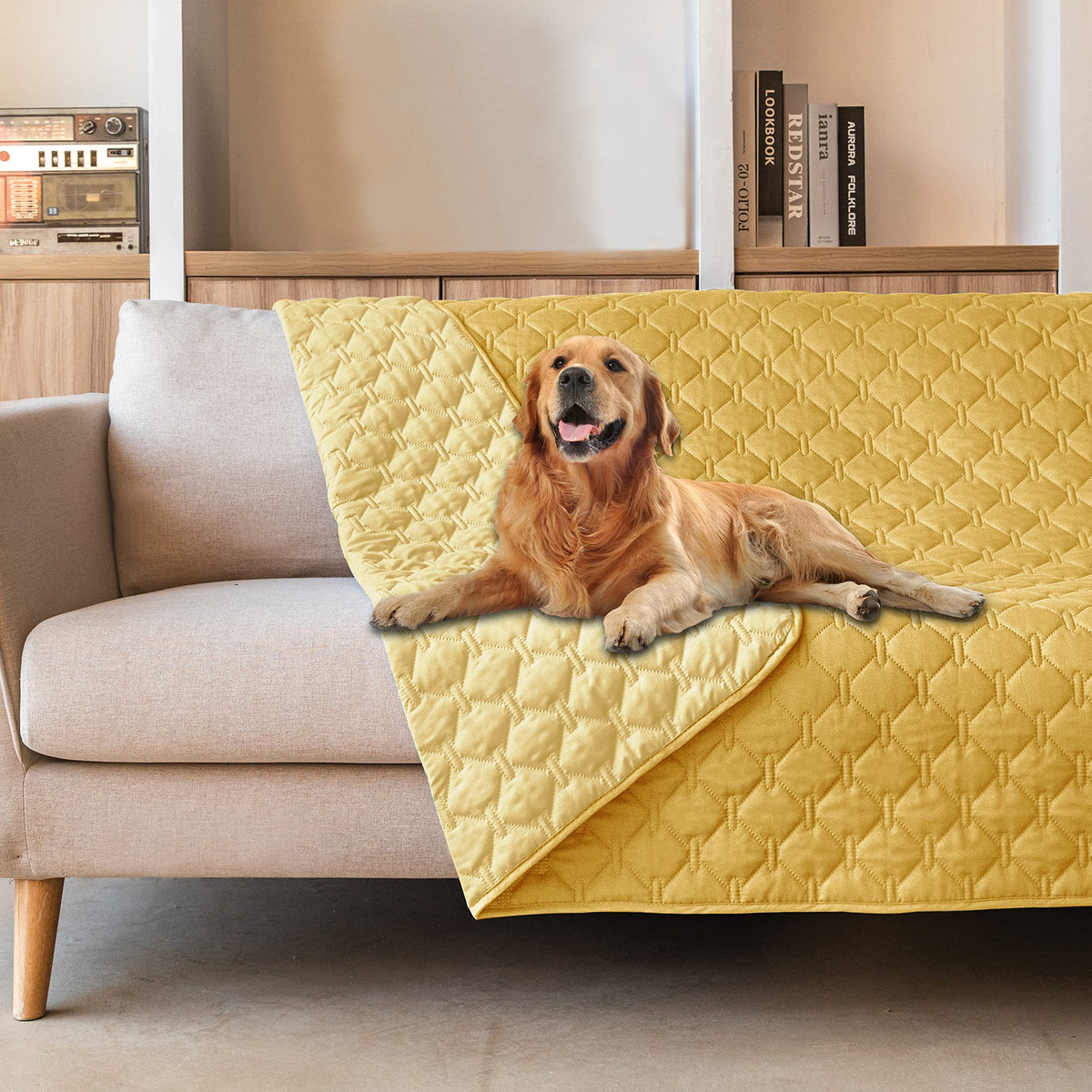 gogobunny Reversible Waterproof Pet Blanket & Furniture Cover