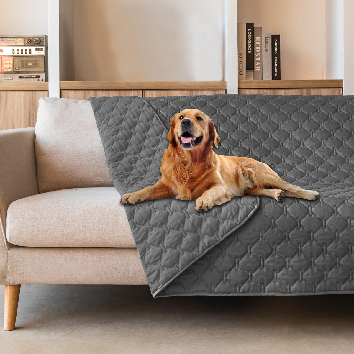 gogobunny Reversible Waterproof Pet Blanket & Furniture Cover