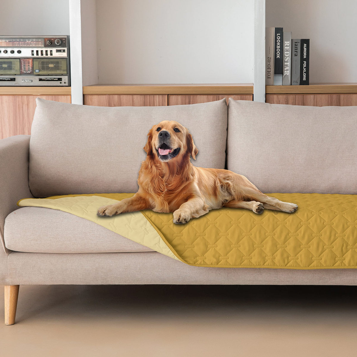 gogobunny Reversible Waterproof Pet Blanket & Furniture Cover