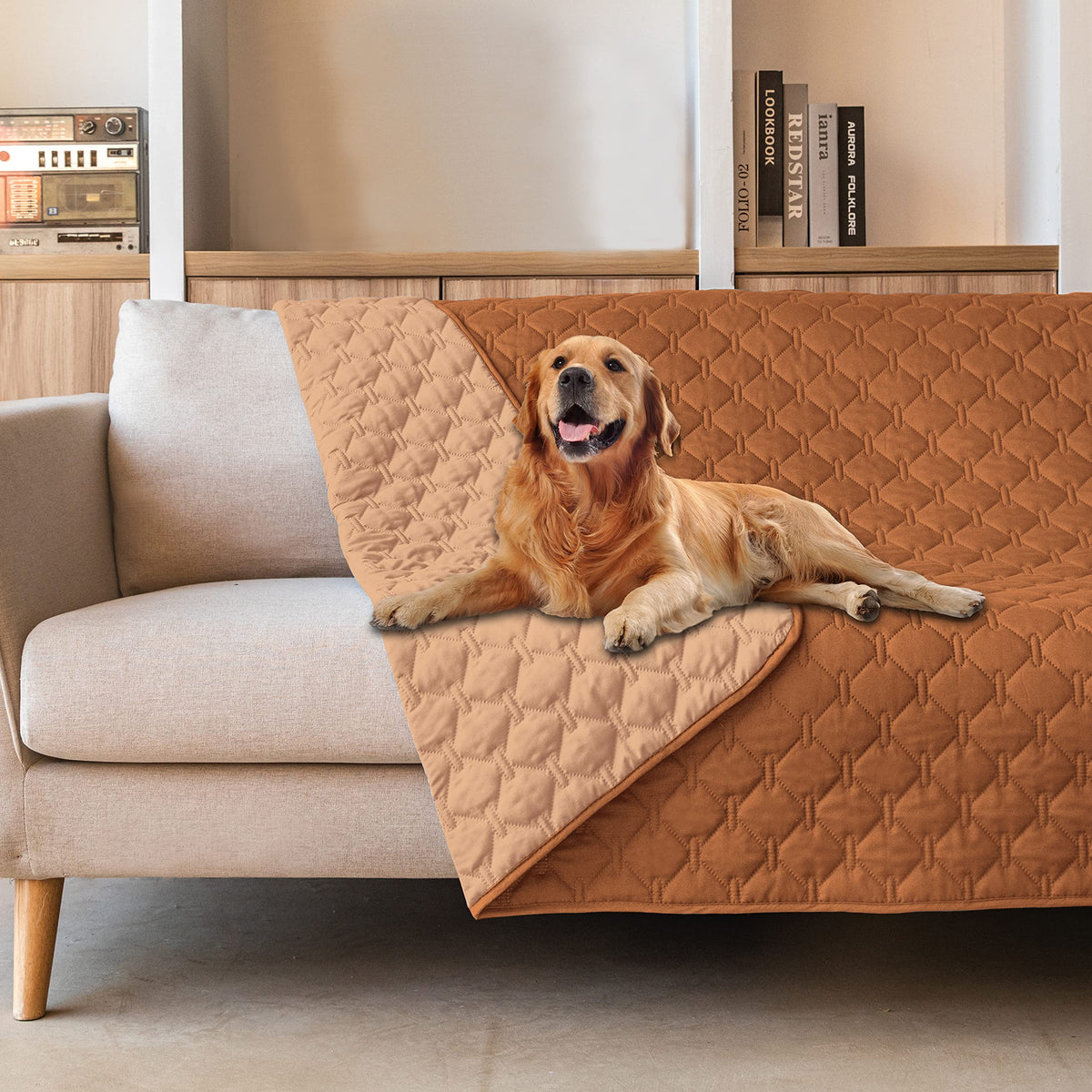 gogobunny Reversible Waterproof Pet Blanket & Furniture Cover