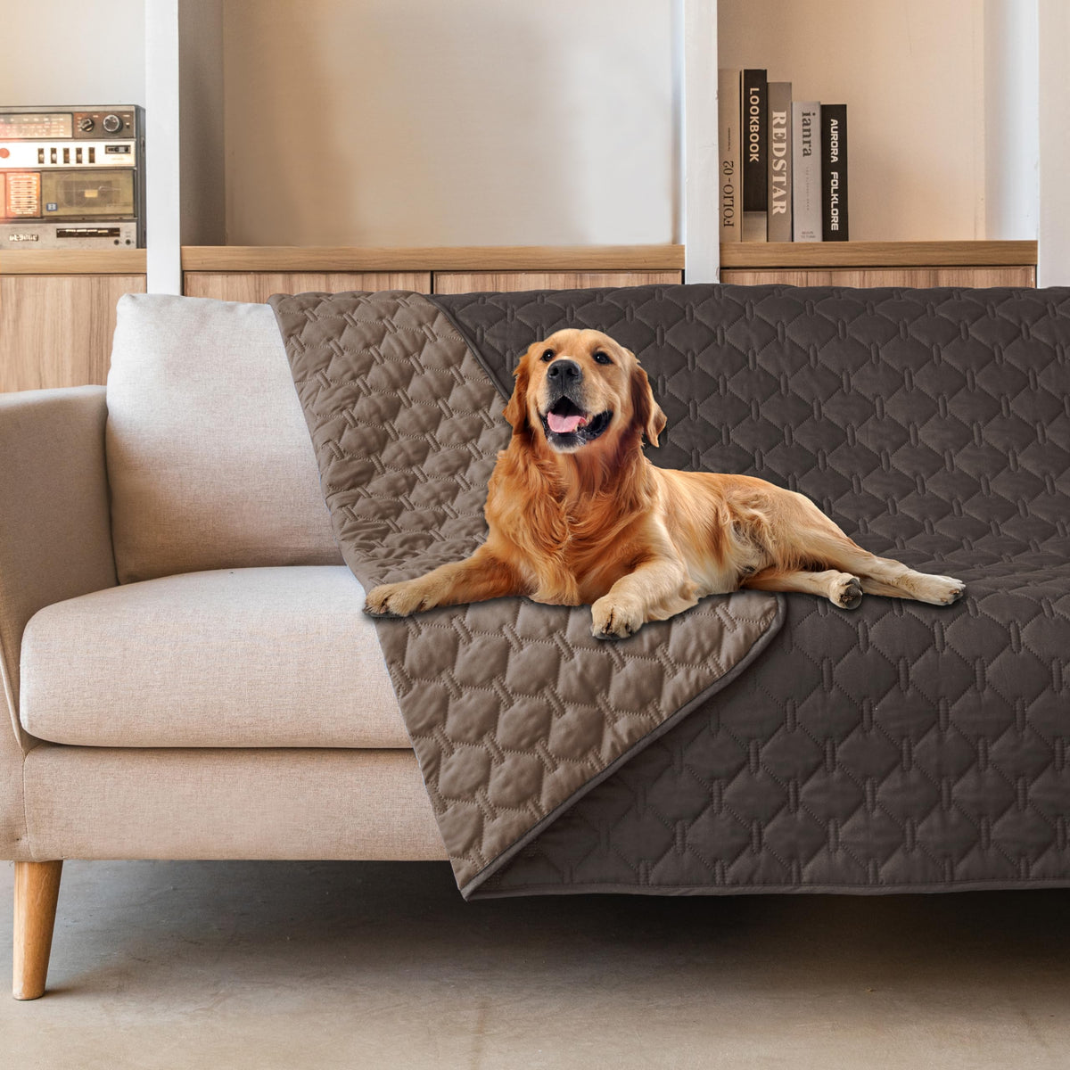 gogobunny Reversible Waterproof Pet Blanket & Furniture Cover