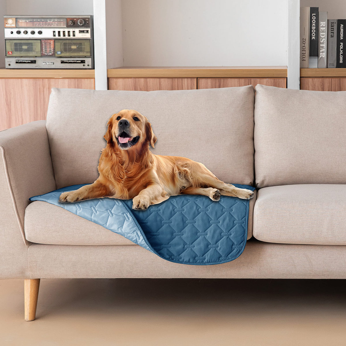 gogobunny Reversible Waterproof Pet Blanket & Furniture Cover