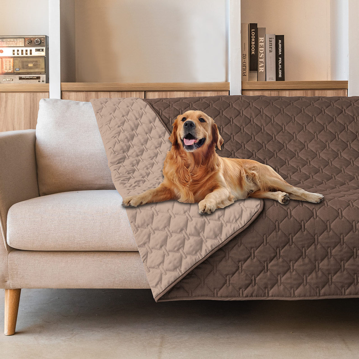 gogobunny Reversible Waterproof Pet Blanket & Furniture Cover