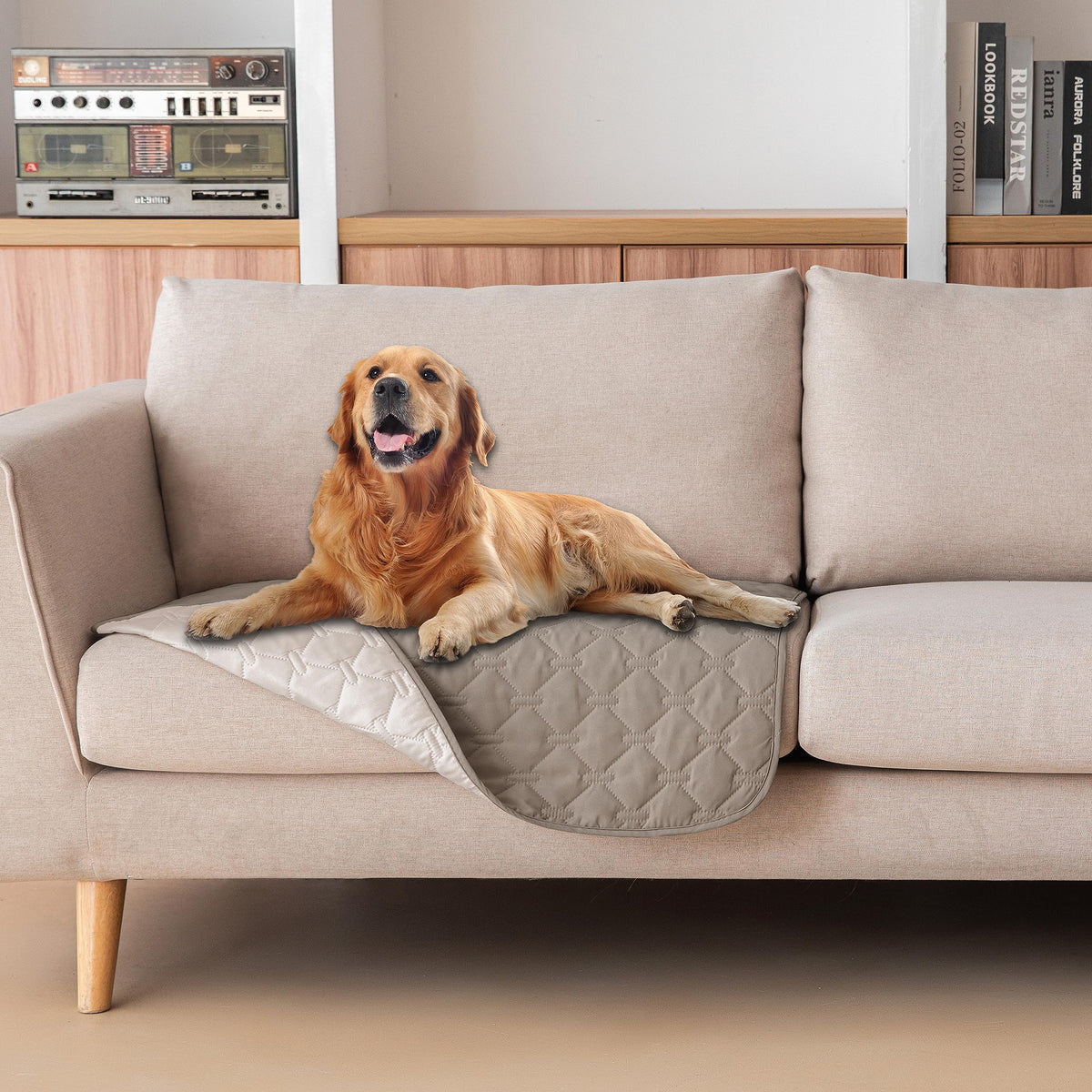 gogobunny Reversible Waterproof Pet Blanket & Furniture Cover